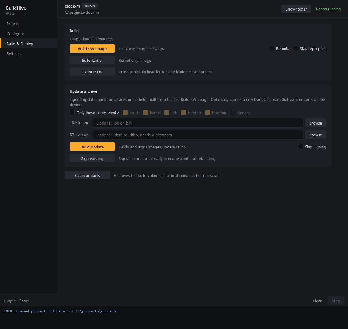 Build & Deploy, hive-m