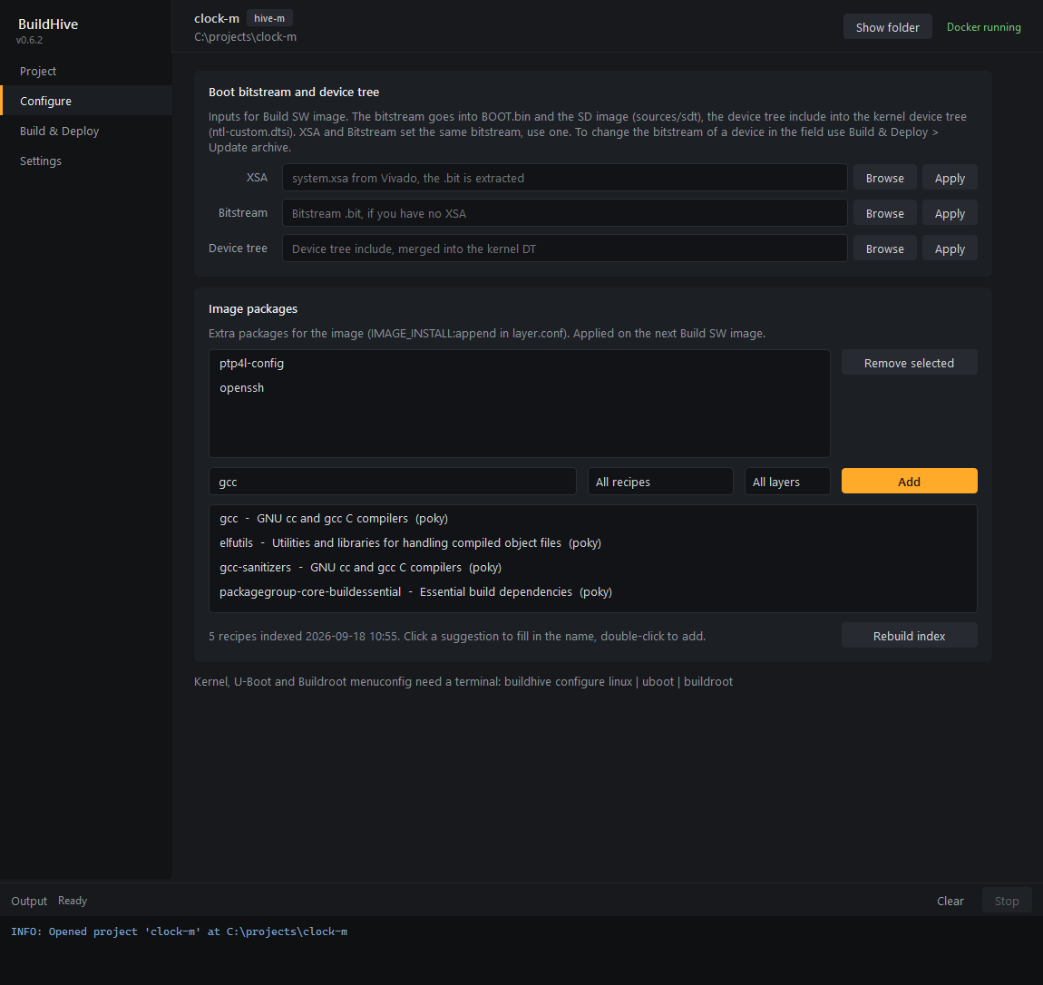 Configure, hive-m